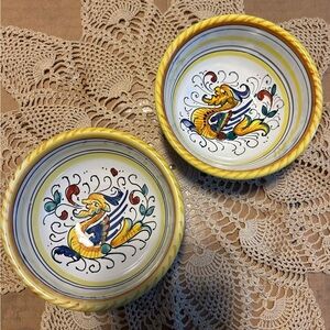 Vintage Deruta Small Bowl